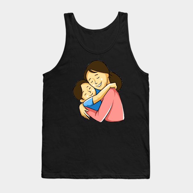 Hug Mother Tank Top by fromherotozero